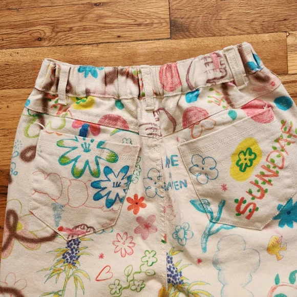 Sundae School spray doodle carpenter pants Sz M - Picture 5 of 8